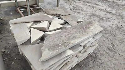 Crazy Paving Slabs - 1 Tonne Approx. 10 Sqmt - Natural Riven Yorkstone • £192