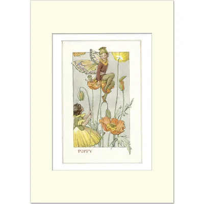 £23.50 • Buy Poppy Fairy - Margaret Tarrant - Medici Mounted Print