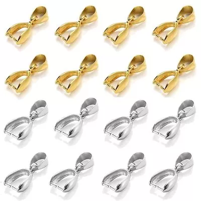 Stainless Steel Pinch Clasps - Bail Clasp Fasteners DIY Jewelry Making 10/20pcs • $13.46