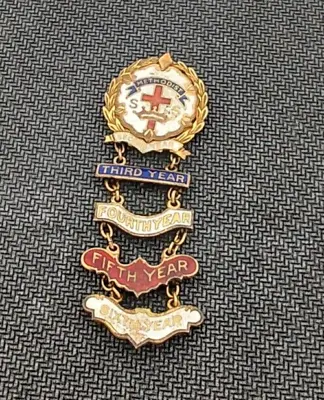 Vintage Pin Methodist Sunday School Attendance Charm Religious 10K Gold Filled • $9