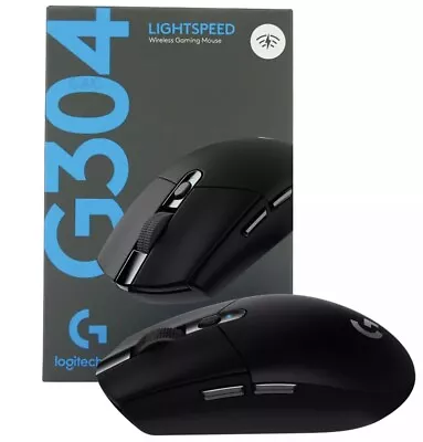 ⚫️Logitech G304/G305 Lightspeed Wireless Gaming Mouse HERO 12K Sensor | BLACK ⚫️ • £25.99