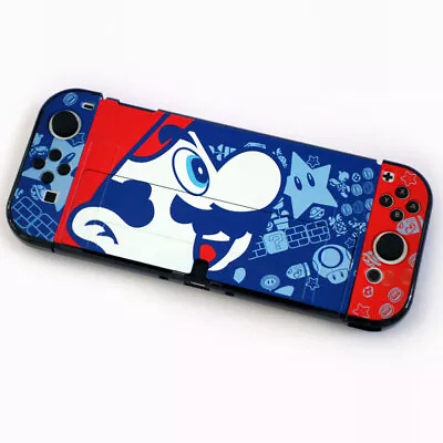 Protective Shell Case Back Cover For Nintendo Switch OLED Console Super Mario • $25.29
