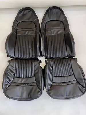 Corvette C5/Z06 Standard 1997-2004 Synthetc Leather Replacement Seat Cover Black • $260