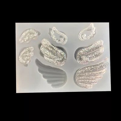 £2.99 • Buy Angel Wings Resin Mold Silicone Jewelry Making Epoxy Mould Casting Craft Tool