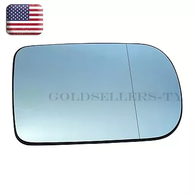 Driver Left Side Blue Mirror Glass Heat Fit 1995-2001 BMW 740iL 750iL (E38) • $33.59