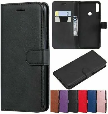 For Huawei Y7 Y9 2018 P30 Wallet Leather Case Magnetic Stand Card Slot Cover  • £2.89