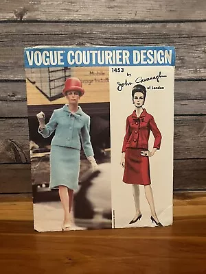 Vogue Couturier Design  #1453 John Cavanagh London Jacket Skirt Suit 10 Uncut • $31.99