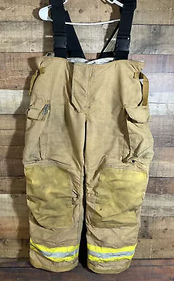 $76 • Buy Sperian Ultramotion S35 Firefighter Turnout Bunker Gear Pants 40x30 Suspenders