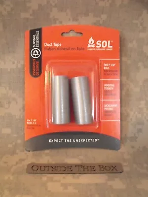 Emergency/Survival:  Adventure Medical - Duct Tape (2 Pack) 2  X 50  Rolls SOL • $8.95