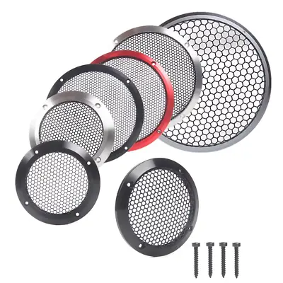 1.5 ~6  Inch Car Audio Speaker Grilles Aluminum Alloy Mesh Cover Tweeter Case • $9.57