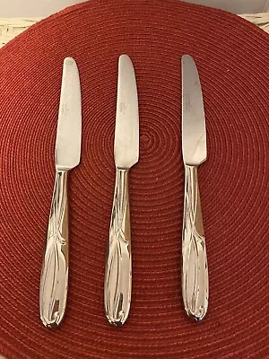 Mikasa Cocoa Blossom Lot Of 3 Dinner Knives New  • $10.99