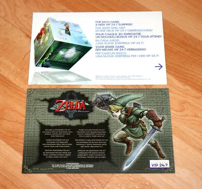 The Legend Of Zelda Twilight Princess Club Nintendo VIP Flyer AD Point Card • $44.92