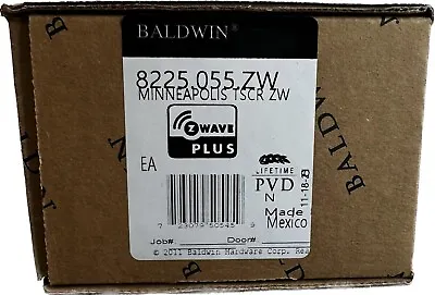 $249.99 • Buy Baldwin 82250.055.ZW Minneapolis Touch Screen Z-Wave Deadbolt (New In Box)