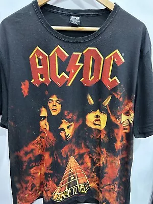 AC/DC Full Print Highway To Hell-  T-shirt Size 2XL • $12