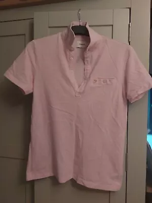 Farah Pink Polo Shirt M • £10