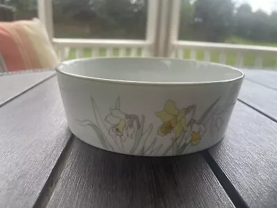 Block Spal Daffodil Watercolors Mary Lou Goertzen 5.75” Bowl • $12