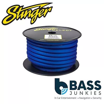 £119.99 • Buy Stinger SSVLP0BL Per Metre 0 AWG Car Amp Amplifier Blue Power Ground Cable Wire