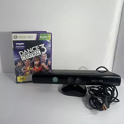 XBOX 360 Genuine Kinect Sensor Camera + Dance Central 3 Tested & Working • $39.99