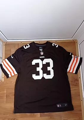 $29.99 • Buy Trent Richardson #33 Cleveland Browns NFL Nike Jersey Size XXL 2XL