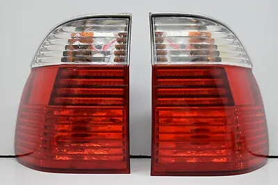 BMW E39 Touring Wagon Euro Tail Lights Lamps With Clear Corner OEM • $110