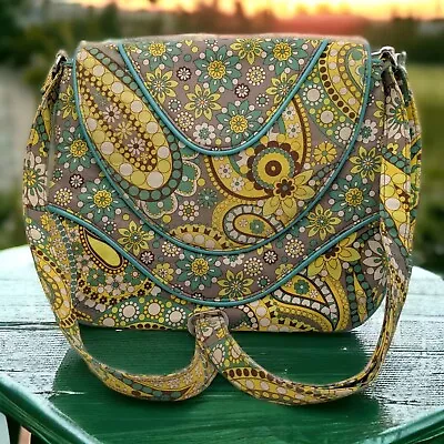 Vera Bradley Lemon Parfait Crossbody Purse Adjustable Strap - Euc • $15.50