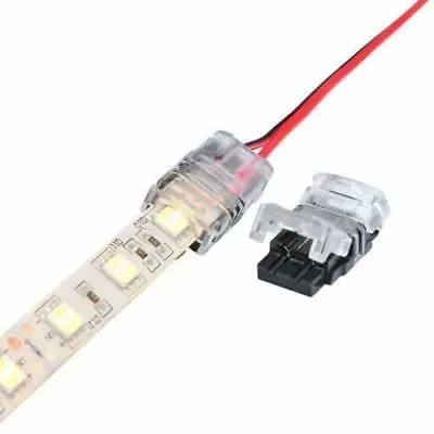 WIRE TO STRIP CONNECTOR CLIP ADAPTER For 8mm 10mm 12mm 2Pin 4Pin 5Pin LED STRIP • £2.23