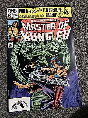 Marvel Comics Shang-Chi Master Of Kung Fu #106 • £2