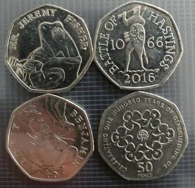 Decimal 50p 50 Pence 2000 To 2021 Commemorative Choose Your Year/Design • £2.25