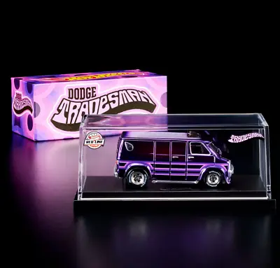 2023 HOT WHEELS RLC Exclusive 70s DODGE TRADESMAN VAN Purple #27653/30000 • $75