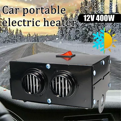 400W Electric Car Heater 12V Heating Fan Defogger Defroster Demister Portable US • $22.99