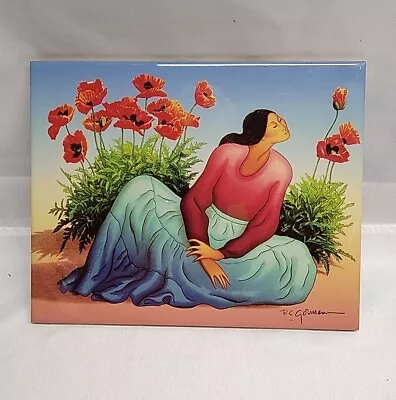 R.C. Gorman Ceramic Tile Pueblo Art 10”X 8” Made USA Picasso Of The Southwest #3 • $48.89