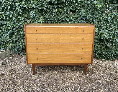 Vintage Younger By John Herbert French Walnut Chest Of Drawers C1960's • £525