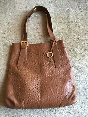 Large Brown Leather Shoulder Bag By Edina Ronay • £29