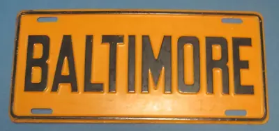 1955 Maryland Front License Plate Baltimore Excellent • $65