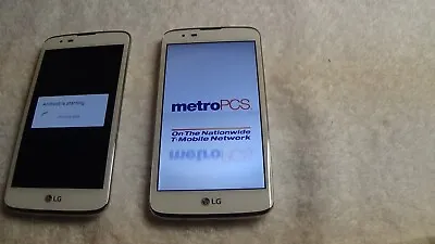 LG K7 MS330 - 8GB - White (MetroPCS) Smartphone Unlocked LOT OFF 2 • $29