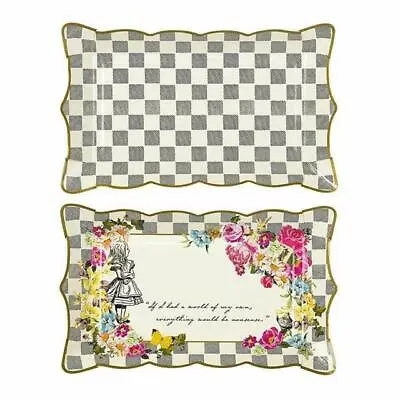 Truly Alice Mad Hatter Tea Party Food Platters (4 Pack) • $9.32