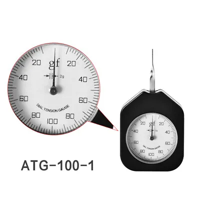 $30.15 • Buy Dial Tension Meter Tester Single Pointer Tensiometer Gram Force Gauge With 100g