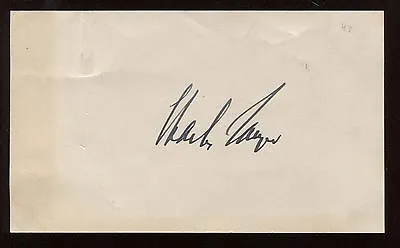 Charles W. Sawyer Signed Autographed Card 1948 Secretary Of Commerce  • $50