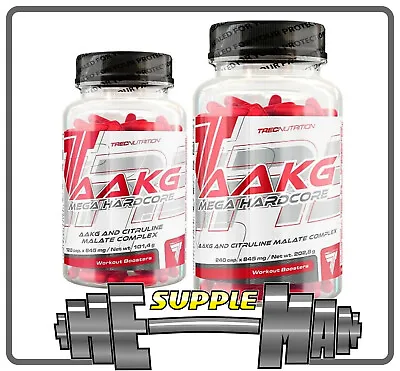 £23.79 • Buy Trec Nutrition AAKG Hardcore Nitric Oxide Booster Muscle Pump Amino Acid 120/240