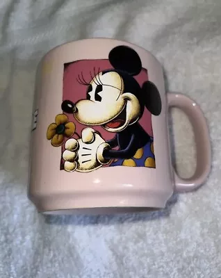 Minnie Mouse With Flower  Mug Cup Wraparound Design Coffee Tea Pink Disney New • $15.99
