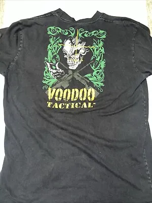 VOODOO TACTICAL Shirt Mens Extra Large Black Skulls Military Law Enforcement • $10