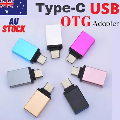 NEW USB-C OTG Data Adapter 3.1 Type C Male To USB 3.0 A Female Cable Converter • $3.88