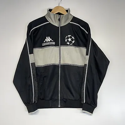 Vintage Kappa Juventus Football UEFA Champions League Rare Track Jacket Size S • $112.05