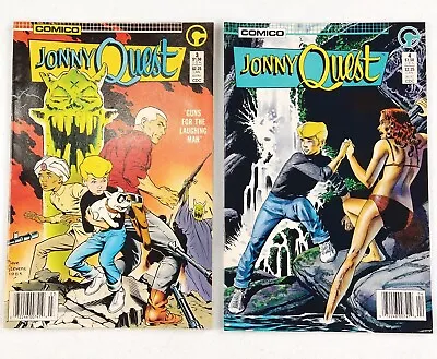 $11.99 • Buy Jonny Quest #3 #4 NEWSSTANDS 1986 Comico VF/NM Or Better Dave Stevens Comics Lot