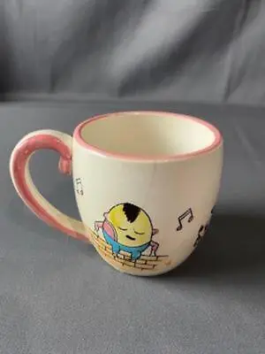 Vintage Children's Nursery Rhymes Ceramic Mug Kitten Inside Mug Ssc • $12.99