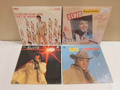 Elvis Presley Lot Of 4 Vinyl LP's All VG Condition Or Better. • $19.99