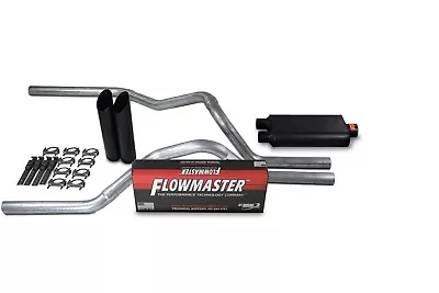 Ford F-150 Truck 04-14 2.5  Dual Exhaust Kits Flowmaster 50 Series Black Tip • $299.49