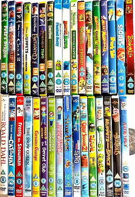 Children's Movies On DVD. Disney DreamWorks Fox Etc. Many Titles • £2.49