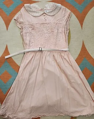 Bea & Dot Modcloth Pink Dress Size Large • $22