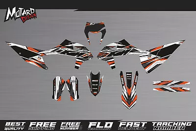 Graphics Kit For KTM EXC EXC-F 125 250 300 350 450 2020 2021 2022 2023 Decals • $271.58